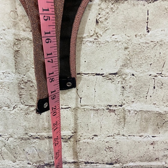 Windsor copper sparkle tube top bodysuit small - Picture 5 of 7